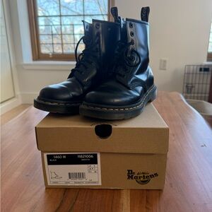 Dr. Martens Black Leather Boots